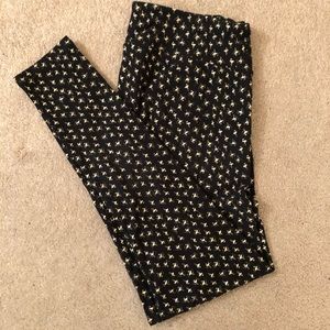 Lularoe TC leggings- mini flamingos